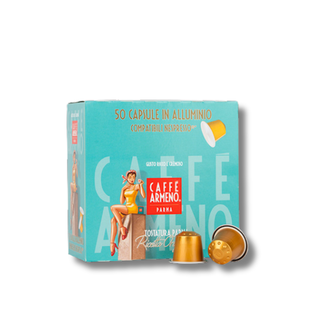 Miscela 70% Arabica e 30% Robusta – Capsule Compatibili Nespresso in Alluminio